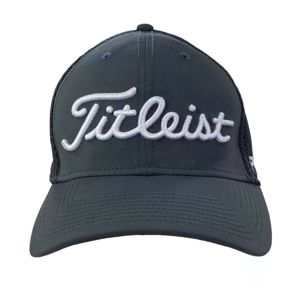 Titleist FootJoy FJ Pro V1 Mesh Golf Hat Cap Gray Small Medium Athleisure